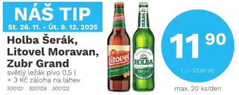 Holba šerák, litovel moravan, Zubr Grand