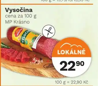 Konzum Vysočina nabídka