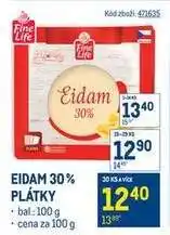 Makro Eidam 30% plátky nabídka