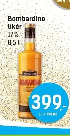 Konzum Bombardino likér 17% nabídka