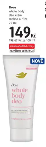 dm drogerie Dove nabídka