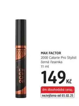 dm drogerie Max factor nabídka