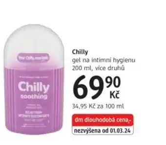 dm drogerie Chilly nabídka