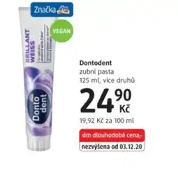 dm drogerie Dontodent nabídka