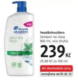 dm drogerie Head&shoulders nabídka