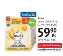 dm drogerie Balea nabídka