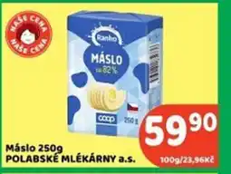 Brněnka Máslo polabské mlékárny a.s. nabídka