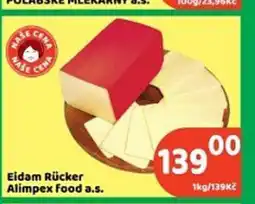 Brněnka Eidam Rücker Alimpex food a.s. nabídka
