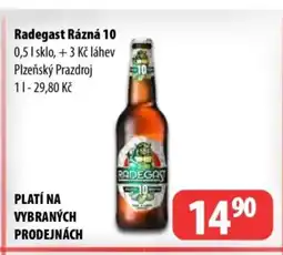 Partner Maloobchodní síť Radegast Rázná 10 nabídka