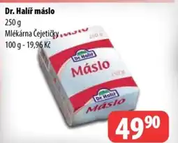 Partner Maloobchodní síť Dr. Halíř máslo nabídka