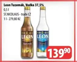 Partner Maloobchodní síť Leon Tuzemák, Vodka 37,5% nabídka