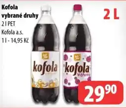 Partner Maloobchodní síť Kofola vybrané druhy nabídka