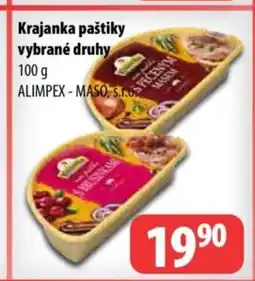 Partner Maloobchodní síť Krajanka paštiky vybrané druhy nabídka