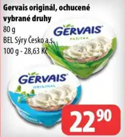 Partner Maloobchodní síť Gervais originál, ochucené vybrané druhy nabídka