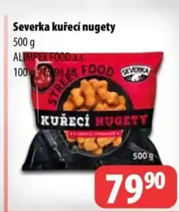 Partner Maloobchodní síť Severka kuřecí nugety nabídka