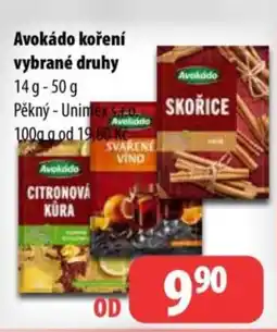 Partner Maloobchodní síť Avokádo koření vybrané druhy nabídka