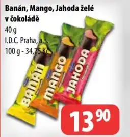 Partner Maloobchodní síť Papita Brownie s náplní a kakaovou Banán, Mango, Jahoda želé v čokoládě nabídka