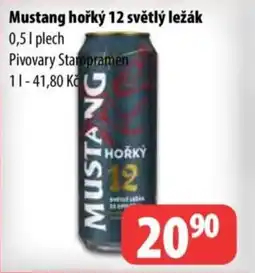 Partner Maloobchodní síť Mustang hořký 12 světlý ležák nabídka