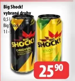 Partner Maloobchodní síť Big Shock! vybrané druhy nabídka