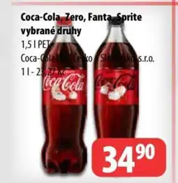 Partner Maloobchodní síť Coca-Cola, Zero, Fanta, Sprite vybrané druhy nabídka