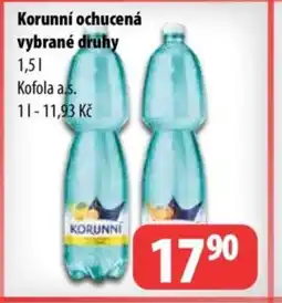 Partner Maloobchodní síť Korunní ochucená vybrané druhy nabídka