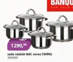 M.A.T. Sada nádobí 8díl. nerez swing nabídka