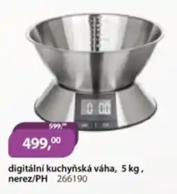 M.A.T. Digitální kuchyňská váha, nerez/ph nabídka