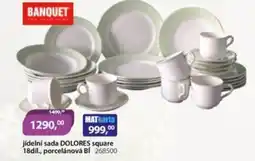 M.A.T. Banquet jídelní sada dolores square 18díl., porcelánová Bĺ 268500 nabídka