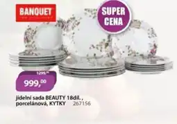 M.A.T. Banquet jídelní sada beauty 18díl., porcelánová, kytky nabídka