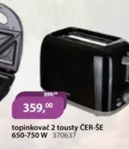 M.A.T. Topinkovač 2 tousty čer-še 650-750 w 370637 nabídka