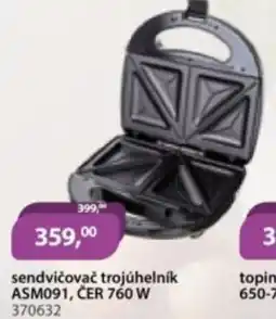 M.A.T. Sendvičovač trojúhelník asm091, čer 760 w 370632 nabídka