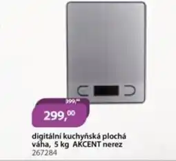 M.A.T. Digitální kuchyňská plochá váha, akcent nerez 267284 nabídka