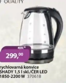 M.A.T. Rychlovarná konvice shady skl./čer led 1850-2200 w 370618 nabídka
