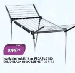 M.A.T. Rozkládací sušák 15 m pegasus 150 solid black 81690 leifheit 354183 nabídka