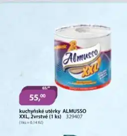 M.A.T. Kuchyňské utěrky almusso xxl, 2vrstvé (1 ks) nabídka