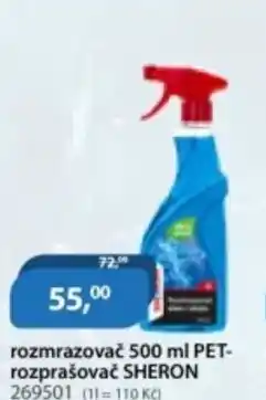 M.A.T. Rozmrazovač pet- rozprašovač sheron nabídka