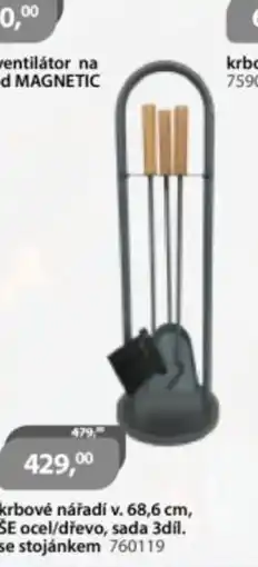 M.A.T. Krbové nářadí v. , še ocel/dřevo, sada 3díl. se stojánkem 760119 nabídka