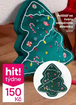 Pepco Polštář ve tvaru vánočního stromku nabídka
