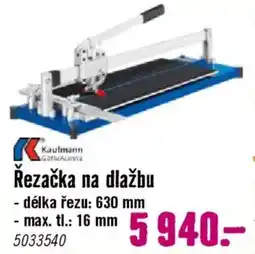 Hornbach Řezačka na dlažbu nabídka