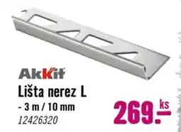 Hornbach Lišta nerez l nabídka