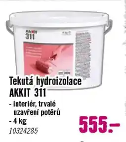 Hornbach Tekutá hydroizolace akkit 311 nabídka