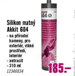 Hornbach Silikon matný akkit 604 nabídka