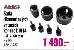 Hornbach Sada diamantových vrtacích korunek m14 nabídka