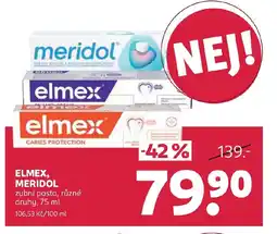 Rossmann Elmex, meridol nabídka
