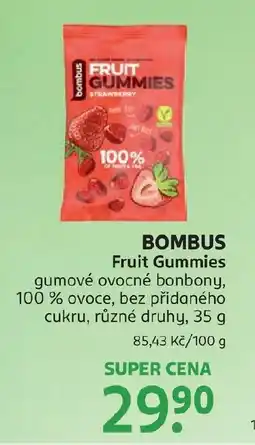 Rossmann BOMBUS Fruit gummies nabídka