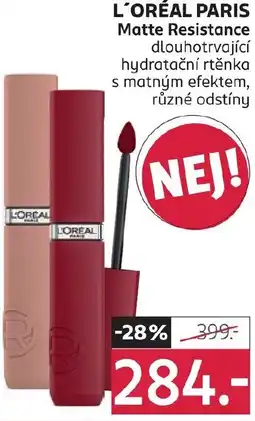 Rossmann L'ORÉAL PARIS Matte resistance nabídka