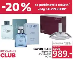 Rossmann CALVIN KLEIN Euphoria nabídka