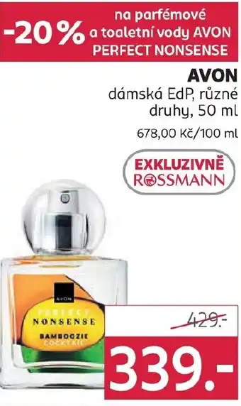 Rossmann Avon nabídka