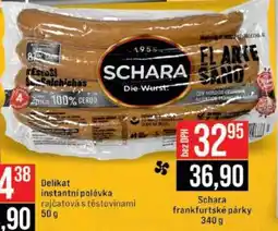 Jip Schara frankfurtské párky nabídka