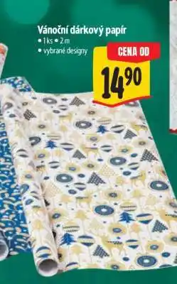 Albert Vánoční dárkový papír nabídka